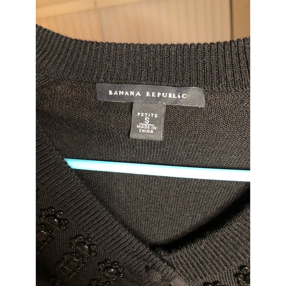 Banana Republic 3/4 Sleeve Embellished Cardigan - Picture 3 of 11